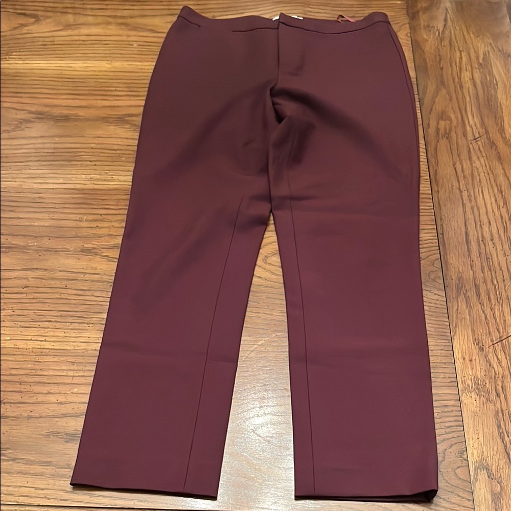 R Label Burgundy Pants, size‎ small
